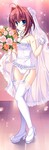 Rating: q Tags: Female, Ecchi, Flower, Brown Hair, Blue Eyes, See Through Clothes, Da Capo II, Asakura Otome, Scan, Veil, Garter Belt, Ahoge, CIRCUS (Studio), Bouquet, Solo, Straps, Thigh Highs, Kayura Yuka, Official Art, Bridal Veil, Full Body
