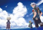 Rating: s Tags: Male, Water, Long Hair, Bird, Ocean, Short Hair, Ponytail, Naruto, Child, Blonde Hair, Eyes Closed, Sky, Gray Hair, Two Males, Hatake Kakashi, Spiky Hair, Namikaze Minato, Duo, ^ ^, Hatake Sakumo, Pixiv Id 62311