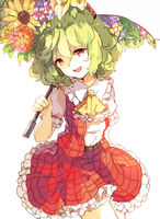 Rating: s Tags: Female, Fanart, Short Hair, Green Hair, Touhou, Kazami Yuuka, Pixiv, Solo, PNG Conversion, Fanart From Pixiv, Pixiv Id 972314