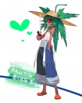 Rating: s Tags: Fire, Green Hair, Hat, Heart, Dark Skin, Personification, Original, Pixiv, Overalls, Solo, Hand In Pocket, Drugs, Chiba Tsuru Rating: s Tags: Fire, Green Hair, Hat, Heart, Dark Skin, Personification, Original, Pixiv, Overalls, Solo, Hand In Pocket, Drugs, Chiba Tsuru