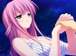 Rating: s Tags: Female, Night, Blue Eyes, Pink Hair, Hoshiuta, Amamiya Kurara, Front Wing
