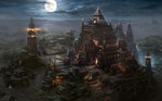 Rating: s Tags: CG Art, City, Night, Moon, Wallpaper, Scenery, Widescreen 16:10 Ratio, Egyptian, 1920x1200 Wallpaper, Pyramid, No People, Kingdom Under Fire II