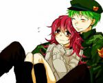 Rating: s Tags: Male, Long Hair, Green Eyes, Red Eyes, Short Hair, Green Hair, Blush, Red Hair, Happy Tree Friends, Flaky, Flippy