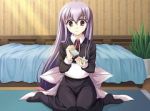 Rating: s Tags: Female, CG Art, Bed, Gray Hair, Bows (Fashion), Black Eyes, Concerto Note, Solo, Odawara Hakone, Applique, Toujou Shirayuki
