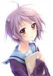 Rating: s Tags: Female, Suzumiya Haruhi no Yuuutsu, Brown Hair, Short Hair, Nagato Yuki, Gray Hair, Book, Pixiv, Solo, School Uniform, Hima (mangaka) Rating: s Tags: Female, Suzumiya Haruhi no Yuuutsu, Brown Hair, Short Hair, Nagato Yuki, Gray Hair, Book, Pixiv, Solo, School Uniform, Hima (mangaka)
