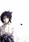 Rating: s Tags: Male, Fanart, Red Eyes, Short Hair, NARUTO, Uchiha Sasuke, White Background, Pixiv, Traditional Clothes, Spiky Hair, Solo, Japanese Clothes, Simple Background, Jiyo, Fanart From Pixiv