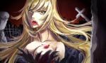 Rating: s Tags: Female, Dress, Blood, Long Hair, Blonde Hair, Gold Eyes, Bakemonogatari, Solo, Kiss-shot Acerola-orion Heart-under-blade, Artist Request