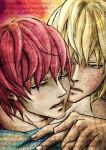Rating: s Tags: Male, Blue Eyes, Short Hair, Yaoi, Death Note, Red Hair, Blonde Hair, Mello, Two Males, Duo, Matt, Face, Pixiv Id 1080943