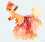 Rating: s Tags: Animal, Tail, Fox, Pokémon, Pixiv, Vulpix, Adorably Cute, Multiple Tails, Pixiv Id 990163, Vulpix Day