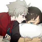 Rating: s Tags: Male, Red Eyes, Short Hair, Neon Genesis Evangelion, Ikari Shinji, Nagisa Kaworu, Gray Hair, Duo, Pixiv Id 2820275