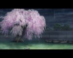 Rating: s Tags: Flower, Rain, Grass, Cherry Tree, Sky, Tree, Building, Scenery, Rocks, Original, Landscape Format