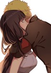 Rating: s Tags: Female, Couple, Male, Fanart, Long Hair, Black Hair, Short Hair, Hug, NARUTO, Blonde Hair, Uzumaki Naruto, Hyuuga Hinata, White Background, Pixiv, Spiky Hair, Duo, Whiskers, Simple Background, Holding Close, Fanart From Pixiv, Karudoll, Light Background, Naruto The Movie: The Last