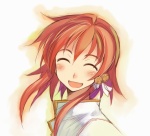 Rating: s Tags: Short Hair, Ribbon, Blush, Red Hair, Eyes Closed, Bell, Open Mouth, Original, Kusanagi Tonbo, ^ ^