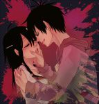 Rating: s Tags: Female, Male, Black Hair, Red Eyes, Short Hair, Uniform, Eyes Closed, Duo, School Uniform, Blood Rad, Staz, Yanagi Fuyumi