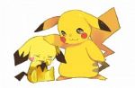 Rating: s Tags: Crying, Pokémon, Pikachu, Pichu, Simple Background