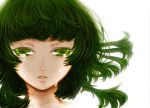 Rating: s Tags: Female, Green Eyes, Short Hair, Green Hair, Sad, Vocaloid, Crying, GUMI, Simple Background, Close Up