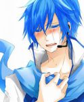 Rating: s Tags: Male, Blue Hair, Short Hair, Vocaloid, Crying, KAITO, Pixiv