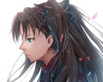 Rating: s Tags: Female, Twin Tails, Long Hair, Brown Hair, Fate/stay night, Green Eyes, Lipstick, Solo, Aqua Eyes, Wavy Hair, Side View, Tohsaka Rin, Essual (Layer World)