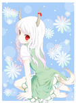 Rating: q Tags: Female, Ecchi, Fanart, Lingerie, Long Hair, Panties, White Hair, Tail, Child, Touhou, Horns, Kamishirasawa Keine, Ex Keine, Pixiv, Multi-colored Hair, Little Girl, Lolicon, Solo, Alternate Age, Striped Print, Striped Panties, Highlights, Fanart From Pixiv, Shierutei, Wolf Tail