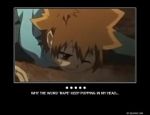 Rating: s Tags: Male, Brown Hair, Short Hair, Katekyo Hitman REBORN!, Sawada Tsunayoshi, Text, Demotivational Poster, Low Quality
