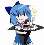 Rating: s Tags: Female, Dress, Wings, Fairy, Blue Hair, Short Hair, Chocolate, Hat, Eating, Food, Touhou, Cirno, Sweets, Blue Outfit, Witch Hat, Bows (Fashion), Chibi, Hair Bow, Blue Dress Rating: s Tags: Female, Dress, Wings, Fairy, Blue Hair, Short Hair, Chocolate, Hat, Eating, Food, Touhou, Cirno, Sweets, Blue Outfit, Witch Hat, Bows (Fashion), Chibi, Hair Bow, Blue Dress