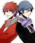 Rating: s Tags: Male, Fanart, Blue Hair, Red Eyes, Short Hair, Red Hair, Two Males, Pixiv, Scarf, Aqua Eyes, Duo, Uta No☆prince-sama♪, Ichinose Tokiya, Ittoki Otoya, Fanart From Pixiv, Pixiv Id 462843