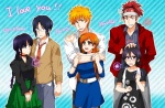 Rating: s Tags: Female, Couple, Male, Fanart, Glasses, Long Hair, Black Hair, Short Hair, Purple Hair, Red Hair, Bleach, Kurosaki Ichigo, Abarai Renji, Kuchiki Rukia, Inoue Orihime, Ishida Uryuu, Pixiv, Kurotsuchi Nemu, Bangs, Gotei 13, Fanart From Pixiv, Pixiv Id 1151319