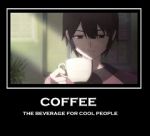 Rating: s Tags: Female, Black Hair, Drinks, Short Hair, Cup, Coffee, Black★Rock Shooter, Mole, Text, Demotivational Poster, Low Quality, Saya Irino