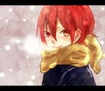 Rating: s Tags: Male, Fanart, Snow, Short Hair, Winter, Red Hair, Snowing, Heterochromia, Pixiv, Scarf, Winter Outfit, Solo, Frame, Smile, Black Border, Breath, PNG Conversion, Fanart From Pixiv, Looking At Camera, Kuroko no Basket, Akashi Seijuurou, Pixiv Id 3016360