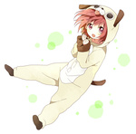 Rating: s Tags: Female, Short Hair, Red Hair, Solo, Twin Buns, Official Art, Namori, Yuru Yuri, Akaza Akari