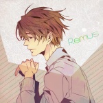 Rating: s Tags: Male, Brown Hair, Short Hair, Harry Potter, Pixiv, Solo, Text, Remus Lupin, Text: Character Name, 1:1 Ratio, 8t8s