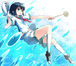 Rating: s Tags: Female, Black Hair, Short Hair, Hat, Touhou, Open Mouth, Pixiv, Murasa Minamitsu, Solo, Sailor Uniform, Sailor Hat, Hat Off, Collar (Clothes), Sailor Collar, Headwear Removed, Notsugimi