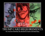 Rating: s Tags: Male, Long Hair, Black Hair, Hellsing, Alexander Anderson, Alucard (Hellsing), Text, Demotivational Poster, Low Quality, Hans Günsche Wolfman, Yukari Toshimichi
