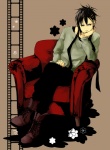 Rating: s Tags: Male, Black Hair, Short Hair, Sitting, Couch, Jewelry, Original, Hair Clip, Nail Polish, Body Piercing, Under09