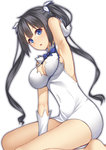 Rating: q Tags: Female, Ecchi, Twin Tails, Black Hair, Blue Eyes, Solo, Big Breasts, Armpit, Pixiv Id 2689509, Dungeon ni Deai wo Motomeru no wa Machigatteiru no Darou ka, Hestia (DanMachi)