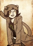 Rating: s Tags: Female, Black Hair, Tail, Wink, Horns, Shillo, Homestuck, Nepeta Leijon