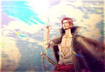 Rating: s Tags: Male, Fanart, Clouds, Sword, Sky, ONE PIECE, Weapons, Shanks, Pixiv, Solo, Fanart From Pixiv, Pixiv Id 3174515
