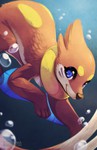 Rating: s Tags: Fanart, Water, Blue Eyes, Bubble, Underwater, Pokémon, Nintendo, deviantART, Solo, Buizel, Smile, No People, GAME FREAK, PNG Conversion, Closed Mouth, Fanart From DeviantART, Cookiehana, Water Bubbles