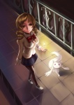 Rating: s Tags: Female, Blonde Hair, Curls, Gold Eyes, Duo, Mahou Shoujo Madoka Magica, Tomoe Mami, Kyubee, Xiamianliele