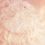 Rating: s Tags: Female, Twin Tails, Flower, Long Hair, Rozen Maiden, Pink Hair, Eyepatch, Kirakishou, Gold Eyes, Hair Flower, Thigh Boots, Eye Flower