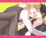Rating: s Tags: Male, Fanart, Glasses, Black Hair, Short Hair, Yaoi, Hug, Blonde Hair, Two Males, Jewelry, Ring, Tongue, Open Mouth, Pixiv, Durarara!!, Orihara Izaya, Heiwajima Shizuo, Fur, Duo, Fanart From Pixiv
