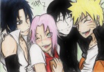 Rating: s Tags: Female, Male, Black Hair, Short Hair, Pink Hair, Naruto, Blonde Hair, Haruno Sakura, Uzumaki Naruto, Uchiha Sasuke, Sai, Spiky Hair, Team 7, Jinchuuriki, Whiskers
