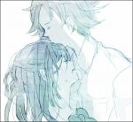 Rating: s Tags: Female, Couple, Male, Fanart, Monochrome, Long Hair, Short Hair, Eyes Closed, Crying, Open Mouth, White Background, Pixiv, Misao, Duo, Simple Background, Collar (Clothes), PNG Conversion, Fanart From Pixiv, Pixiv Id 2402752, Misao (Character), Kudoh