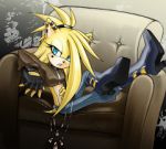 Rating: s Tags: Female, Fanart, Long Hair, Blue Eyes, Ponytail, Blonde Hair, Shirt, Chair, Jewelry, High Heels, Earrings, Armchair, Body Piercing, Star (Symbol), Brown Shirt, Sonic Fan Character, Ann-Jey, Gitz The Hedgehog (Character)