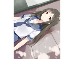 Rating: s Tags: Female, Long Hair, Black Hair, Uniform, Pixiv, Solo, School Uniform, Soburi, Hanasaku Iroha, Tsurugi Minko, Short Sleeves, Collar (Clothes), Sailor Collar