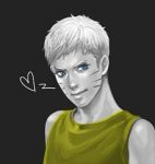 Rating: s Tags: Male, Fanart, Monochrome, Blue Eyes, Short Hair, NARUTO, Blonde Hair, Uzumaki Naruto, Pixiv, Spiky Hair, Solo, Jinchuuriki, Whiskers, Simple Background, Gray Background, Fanart From Pixiv, Yamada Maru