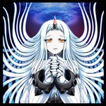 Rating: q Tags: Female, Ecchi, Fanart, Water, Long Hair, White Hair, Holding Hands, Horns, Underwater, Gold Eyes, Personification, Pixiv, Solo, Frame, Tk8d32, PNG Conversion, Fanart From Pixiv, Looking At Camera, Interlocked Fingers, Single Horn, Hand Cuffed, Kantai Collection, Seaport Hime (Kantai Collection)