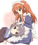 Rating: s Tags: Female, Suzumiya Haruhi no Yuuutsu, Long Hair, Brown Hair, Brown Eyes, Short Hair, Asahina Mikuru, Nagato Yuki, Gray Hair, Two Girls, Maid Outfit, Duo, Smile Rating: s Tags: Female, Suzumiya Haruhi no Yuuutsu, Long Hair, Brown Hair, Brown Eyes, Short Hair, Asahina Mikuru, Nagato Yuki, Gray Hair, Two Girls, Maid Outfit, Duo, Smile