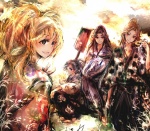 Rating: s Tags: Male, Fanart, Fish, Long Hair, Black Hair, Brown Hair, Clouds, Blonde Hair, Sky, Sitting, Headdress, Tools, Pixiv, Traditional Clothes, Four Males, Crouching, V Gesture, Japanese Clothes, Quartet, Smile, Shovel, Rakudai Ninja Rantarou, Eyebrows, Ayabe Kihachirou, Looking At Camera, Tamura Mikiemon, Taira No Takiyashamaru, Yonensei, Saitou Takamaru, Sora-pika