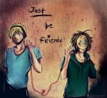 Rating: s Tags: Male, Blood, Brown Hair, Blue Eyes, Short Hair, Blonde Hair, Headphones, Just Be Friends, Youtube, PewDiePie, Chaotic Monkey